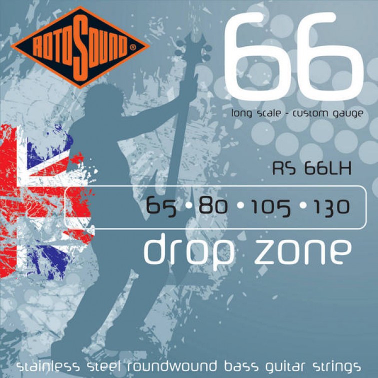 Струни за бас китара ROTOSOUND Drop Zone RS66LH   